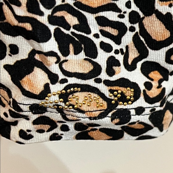 Barts Women's Leopard Print Blouse - Black, Brown, and White. Size 46/Medium - Picture 5 of 7